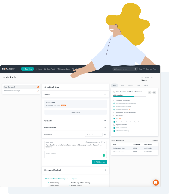 Manage Your Firm & Cases Online